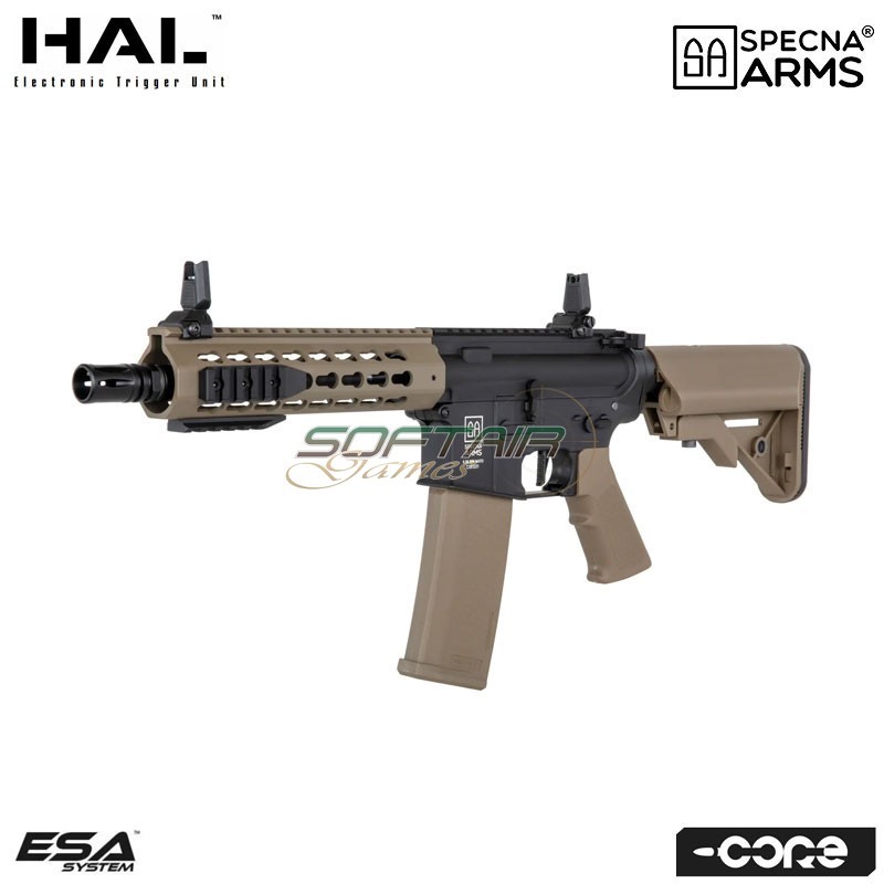 Electric rifle SA-C08 HAL ETU™ Assault Replica M4 CQB Keymod HALF-TAN Core™ Specna Arms® (spe-01-041245)