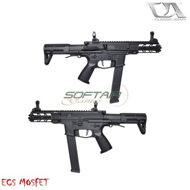 Fucile Elettrico Nemesis X9 SMG Full Metal BLACK Classic Army (ca119m)