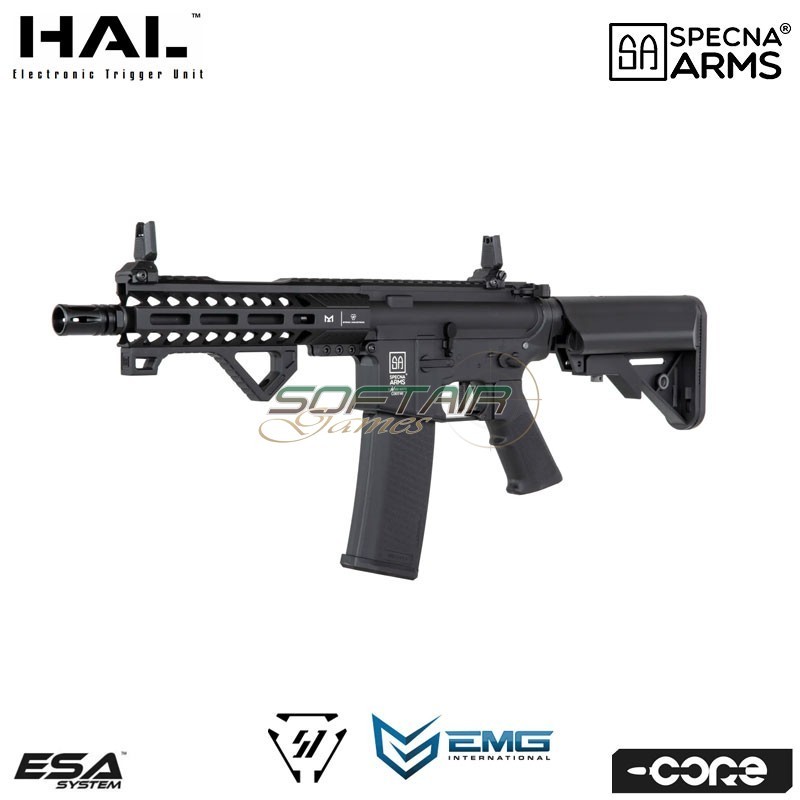 Electric rifle SA-C17 HAL ETU™ Assault Replica M4 Strike IND. BLACK Core™ Specna Arms® (spe-01-041702)