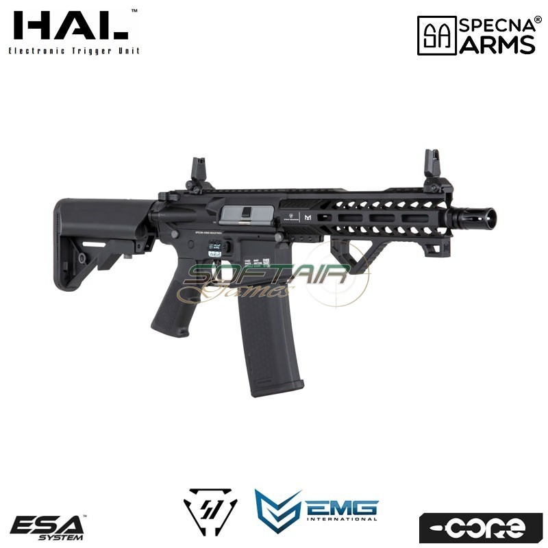 Electric rifle SA-C17 HAL ETU™ Assault Replica M4 Strike IND. BLACK Core™ Specna Arms® (spe-01-041702)