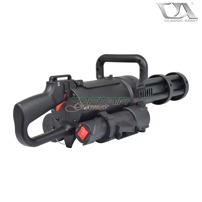 Fucile elettrico M133 Mini vulcan BLACK Classic Army (s019m)