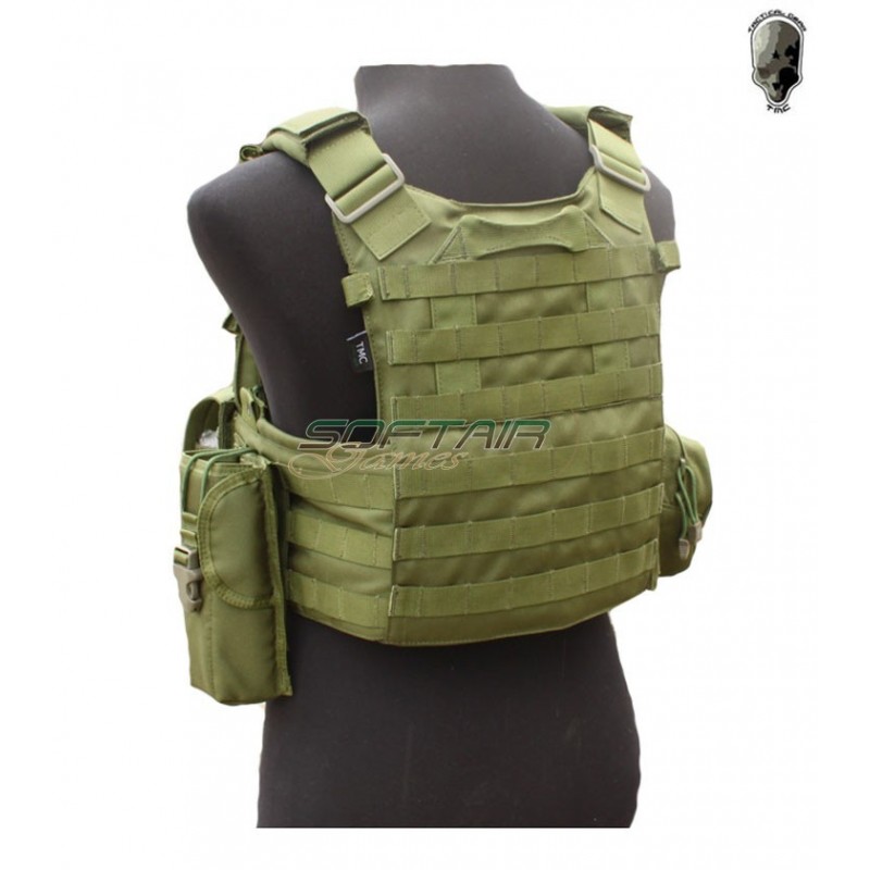 Vest Lbt 6094a Style With Pouch Olive Drab Tmc (tmc-2049-od)
