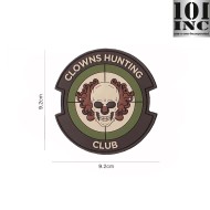 Patch 3d Pvc Clowns Hunting club 101 Inc (inc-3116)