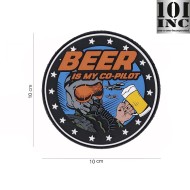 Patch 3D PVC Beer Is My Co-Pilot 101 inc (inc-9064)