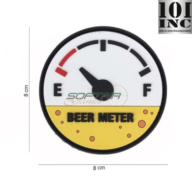 Patch 3D PVC Beer Meter 101 inc (inc-9061)