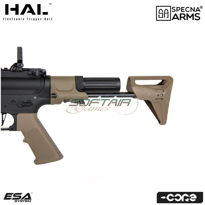 Electric rifle SA-C25 HAL ETU™ Assault Replica M4 MK ZEV pdw Style CHAOS BRONZE Core™ Specna Arms® (spe-01-041254)