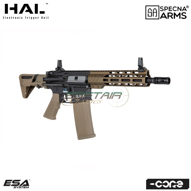 Electric rifle SA-C25 HAL ETU™ Assault Replica M4 MK ZEV pdw Style CHAOS BRONZE Core™ Specna Arms® (spe-01-041254)