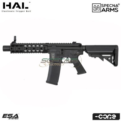 Electric rifle SA-C05 HAL ETU™ Assault Replica M4 Cqb Silenced Black Core ™ Specna Arms® (spe-01-041688)