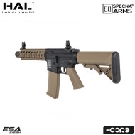 Fucile elettrico SA-C05 HAL ETU™ Assault Replica  Cqb Silenced Half-Tan Core Specna Arms® (spe-01-041689)