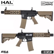 Electric rifle SA-C05 HAL ETU™ Assault Replica M4 Cqb Silenced Half-Tan Core ™ Specna Arms® (spe-01-041689)