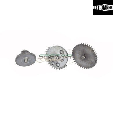 Ingranaggi PANDORA Cnc 13:1 CON ALBERO DA 4mm Boccole Incluse Retroarms (Ra-8003)