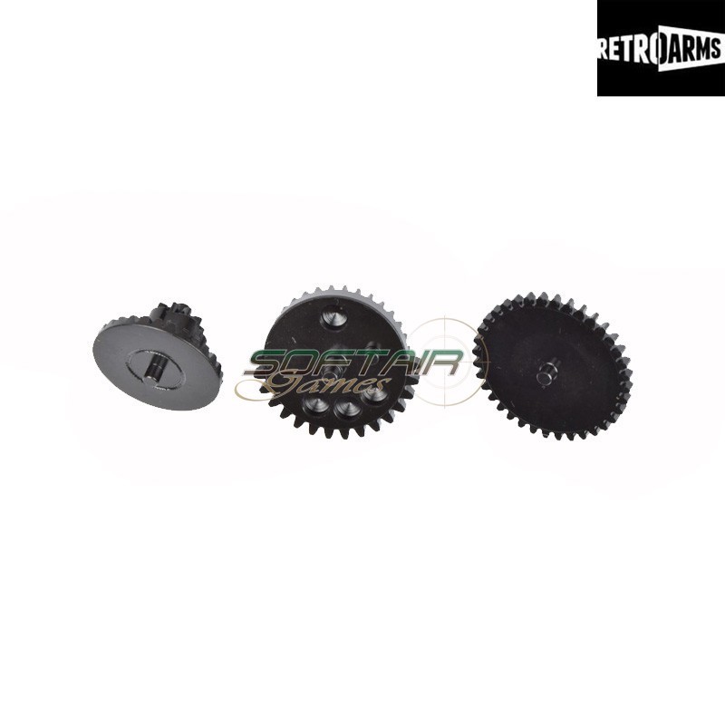 Retroarms Cnc Gears Pandora Ratio 16:1 (3mm) Bushins Included (Ra-8004)