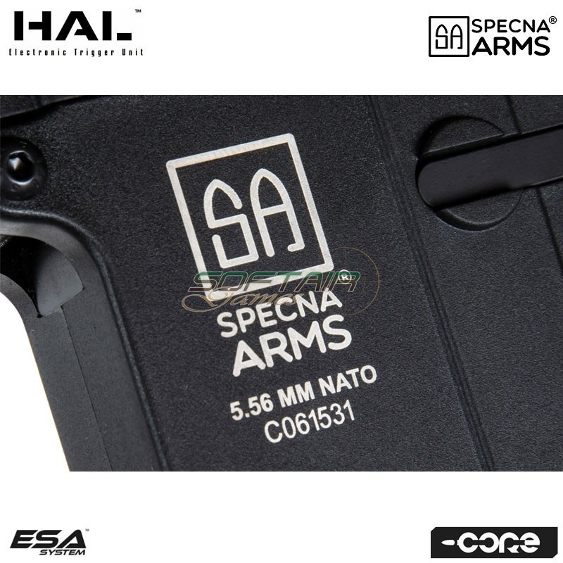 Electric rifle SA-C07 HAL ETU™ Assault Replica Noveske CQB Keymod BLACK Core™ Specna Arms® (spe-01-041691)