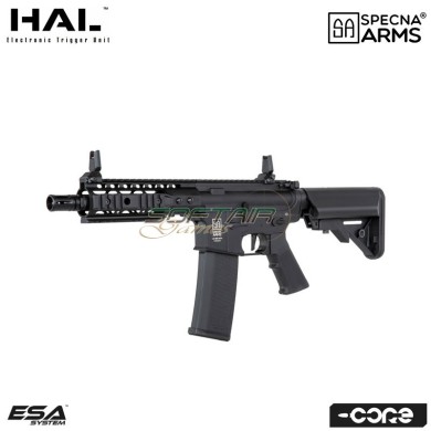 Electric rifle SA-C12 HAL ETU™ Assault Replica M4 Short Keymod BLACK Core™ Specna Arms® (spe-01-041698)