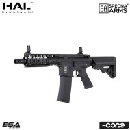 Fucile elettrico SA-C12 HAL ETU™ Assault Replica M4 Short Keymod BLACK Core™ Specna Arms® (spe-01-041698)
