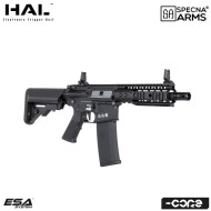 Electric rifle SA-C12 HAL ETU™ Assault Replica M4 Short Keymod BLACK Core™ Specna Arms® (spe-01-041698)