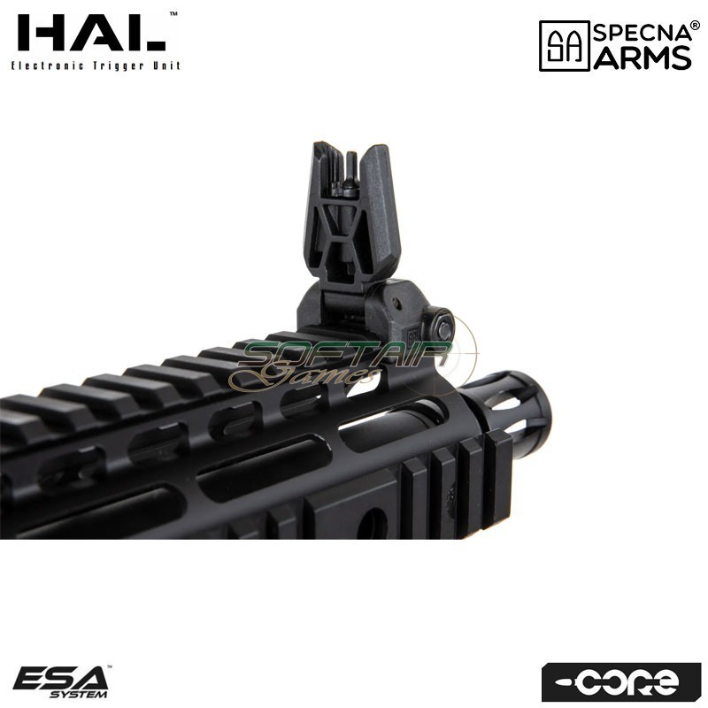 Electric rifle SA-C12 HAL ETU™ Assault Replica M4 Short Keymod BLACK Core™ Specna Arms® (spe-01-041698)