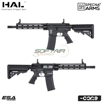 Electric rifle SA-C20 HAL ETU™ Assault Replica M4 LC Rex BLACK Core™ Specna Arms® (spe-01-042047)