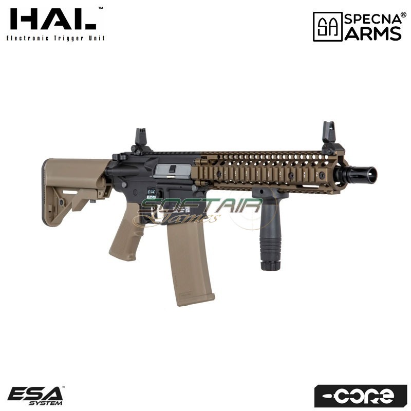 Electric rifle Daniel Defense® SA-C19 HAL ETU™ Assault Replica M4 MK18 Mod1 CHAOS BRONZE Core™ Specna Arms® (spe-01-041706)