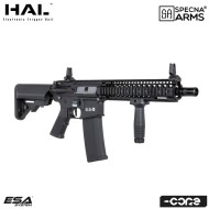 Electric rifle Daniel Defense® SA-C19 HAL ETU™ Assault Replica M4 MK18 Mod1 BLACK Core™ Specna Arms® (spe-01-041703)