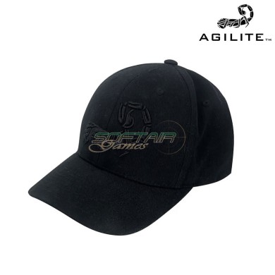 Scorpion logo Hat BLACK Agilite (5041blk1sz)