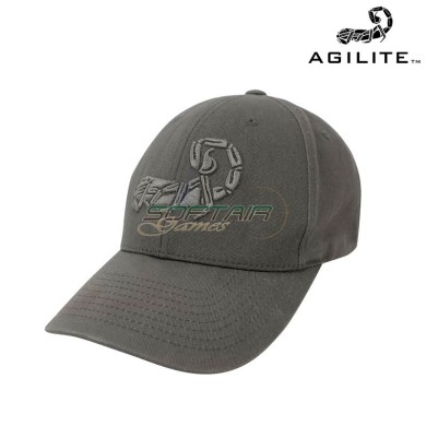 Scorpion logo Hat WOLF GREY Agilite (5041gry1sz)