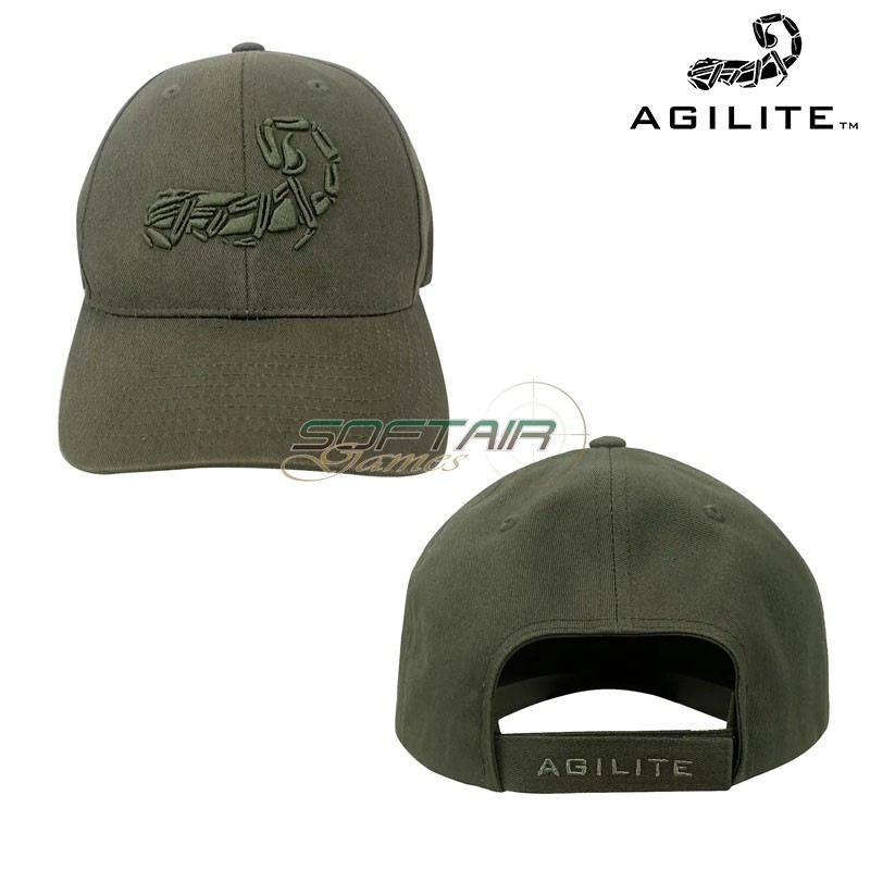 Scorpion logo Hat RANGER GREEN Agilite (5041rng1sz)