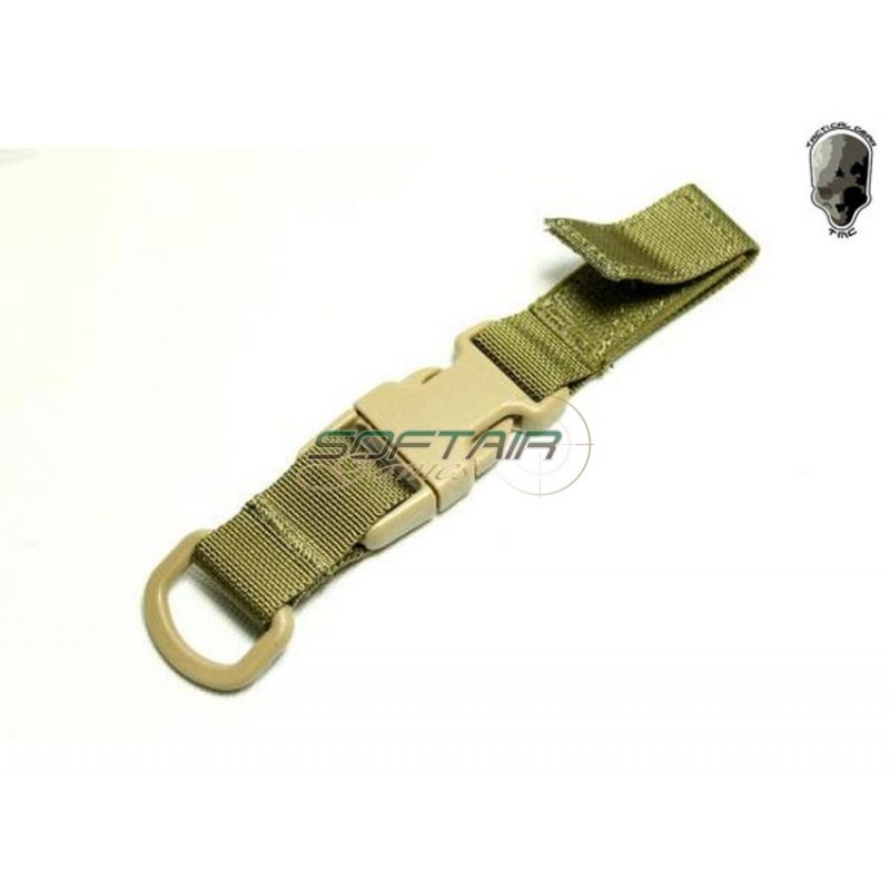 Clip Shackle Long Molle Khaki Tmc (tmc-0843-kk) Clip Shackle Long Molle Khaki Tmc (tmc-0843-kk)