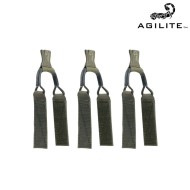 Jump Retention Tabs RANGER GREEN Kit 3pz Agilite (8502rng1sz)