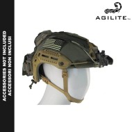 MTEK FLUX Helmet Cover Gen4 RANGER GREEN Agilite (8245RNG)