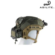 MTEK FLUX Helmet Cover Gen4 RANGER GREEN Agilite (8245RNG)