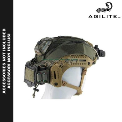 MTEK FLUX Helmet Cover Gen4 RANGER GREEN Agilite (8245RNG)