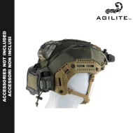 MTEK FLUX Helmet Cover Gen4 RANGER GREEN Agilite (8245RNG)