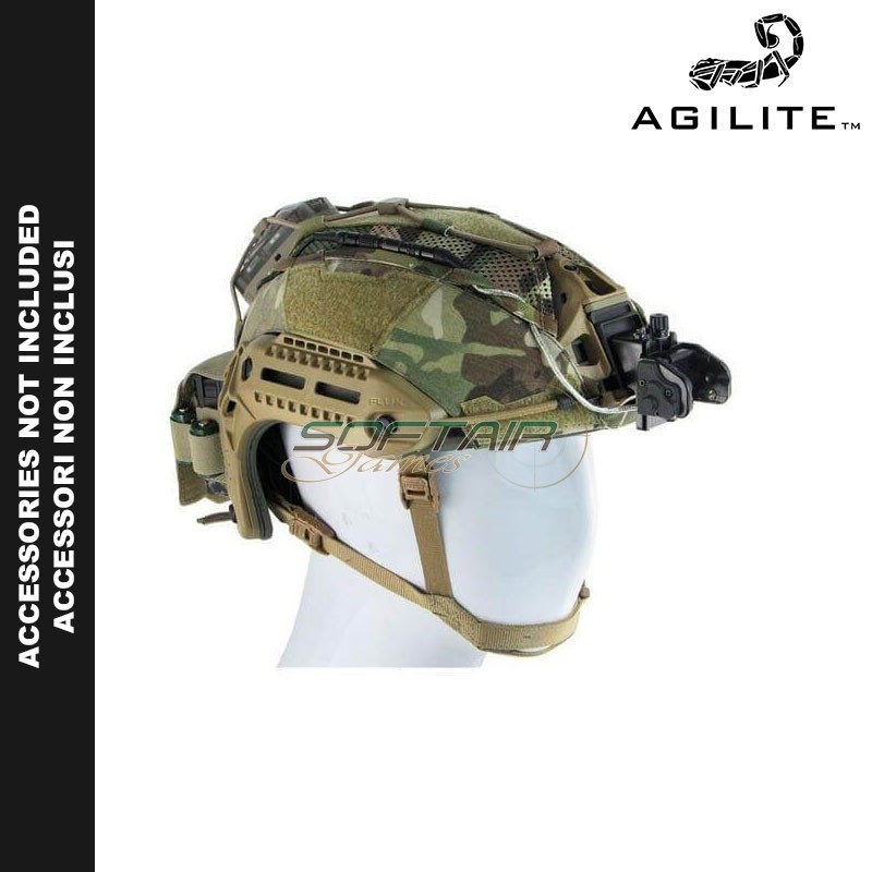 Telino Copri Elmetto MTEK FLUX Gen4 MULTICAM Agilite (8245MTC)