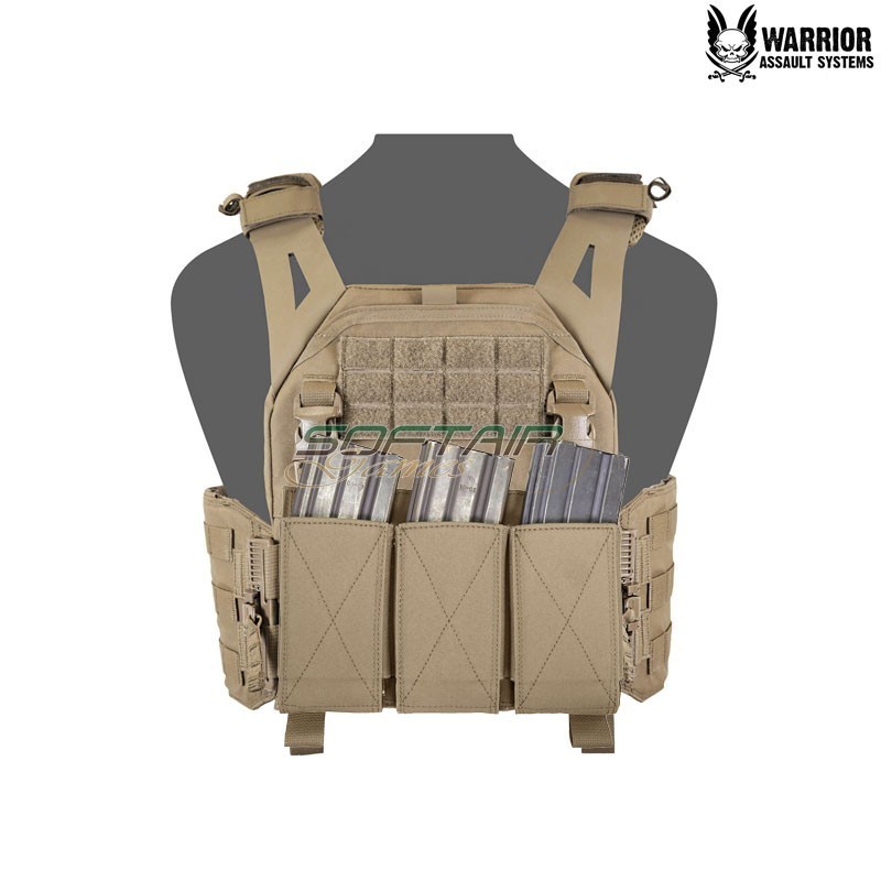 LPC Low Profile Carrier V1 Solid Sides DFP TEMP 5.56 COYOTE TAN Warrior ...