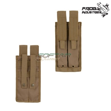 Double magazines pouch P90/UMP/MP5 COYOTE Frog Industries® (fi-m51613114-tan)