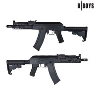 Fucile Elettrico AK74 Ris BLACK Dboys (4785) Fucile Elettrico AK74 Ris BLACK Dboys (4785)
