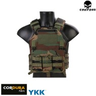 Low Profile 420 Vest Carrier WOODLAND Emerson (em7362wl)