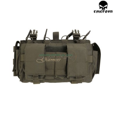 Panel MF Style Gen IV for Chest Rig RANGER GREEN Emerson (em7363rg)