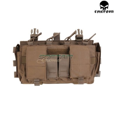 Pannello MF Style Gen IV per Chest Rig COYOTE BROWN Emerson (em7363cb)