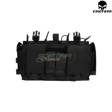 Panel MF Style Gen IV for Chest Rig BLACK Emerson (em7363bk)