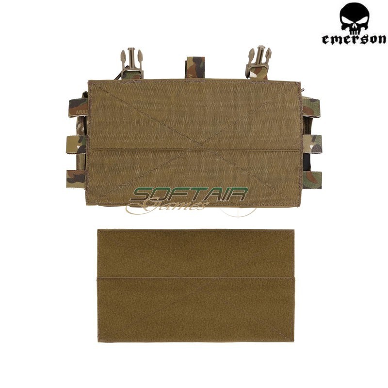 Panel MF Style for Chest Rig COYOTE BROWN Emerson (em7367cb)
