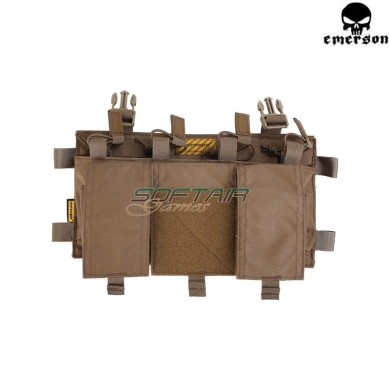 Panel MF Style for Chest Rig COYOTE BROWN Emerson (em7367cb)