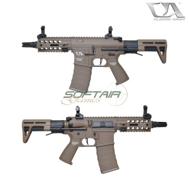 Electric rifle M4 AR4-SBR SMG DARK EARTH Classic Army (enf009p-de)