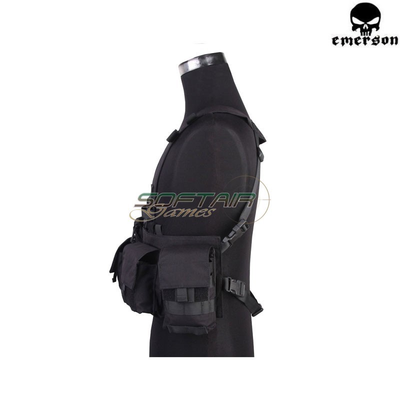 Chest Rig UW Gen V BLACK Emerson (em7451f)