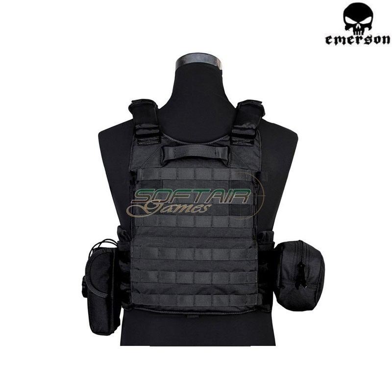 LBT 6094A Style Plate Carrier BLACK Emerson (em7440bk)