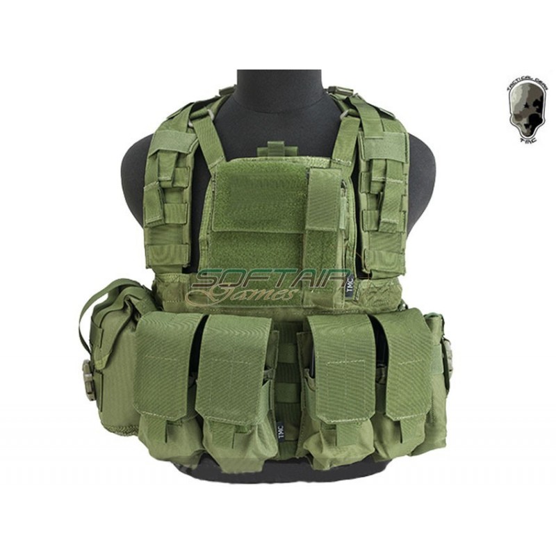 Rrv Tactical Vest Full Set Olive Drab Tmc (tmc-2033-od)