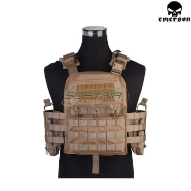 NAVY Cage Plate Carrier Tactical VEST COYOTE BROWN Emerson (em7435e)