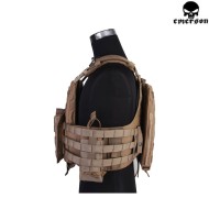 NAVY Cage Plate Carrier Tactical VEST COYOTE BROWN Emerson (em7435e)