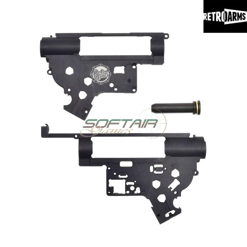 Gearbox QD CNC Alluminio 8mm for SRE M4 Next Gen. Retroarms (ra-7215) Gearbox QD CNC Alluminio 8mm for SRE M4 Next Gen. Retroarms (ra-7215)